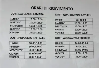 Studio Medico Ass. Genco - Lorusso - Quattromini - Popolizio - Acquaviva -