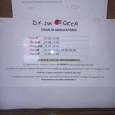 Dr Rocca D.Ssa Monica