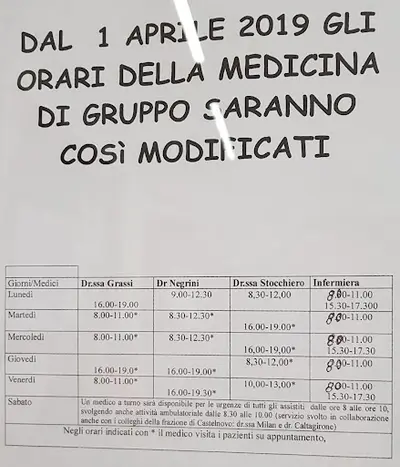 Dr Medicina Di Gruppo Isola Vicentina