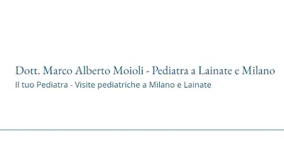 Pediatra | Dott. Marco Alberto Moioli