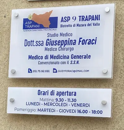 Dottoressa Foraci Giuseppina, Studio Medico