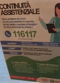 Dr. Servizio di continuità assistenziale (Guardia Medica)