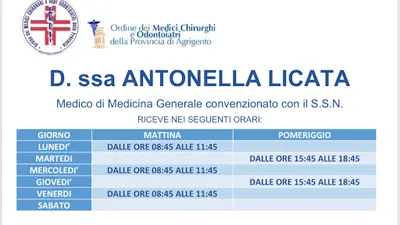 Studio Di Medicina Generale Dott.ssa Antonella Licata