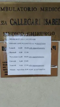 Ambulatorio Medico Dott.ssa Callegari Isabella