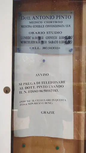 Dr. Antonio Pinto, Medico di medicina generale