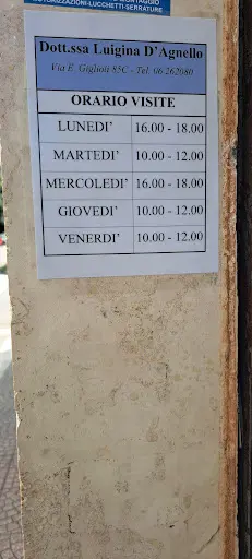 Studio Medico Dottoressa Luigina D'Agnello