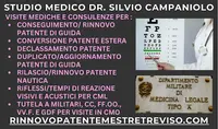 Dr. Silvio Campaniolo - Studio medico abilitato per visite di rinnovo e conseguimento patente a Mestre